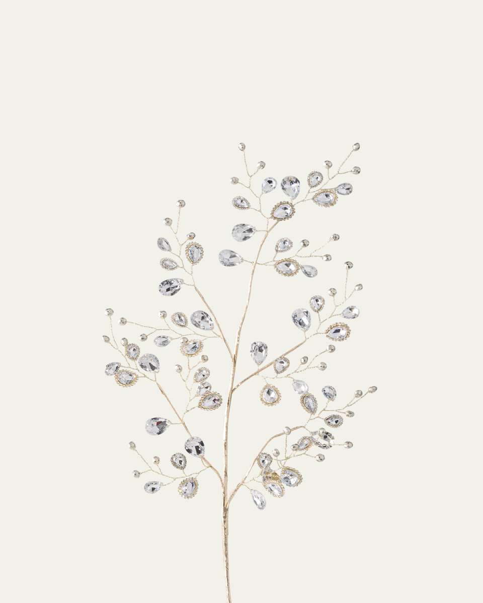 Fancy Teardrop Crystal Spray, 30"